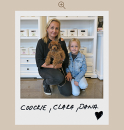 Dana und Clara mit Cookie
